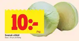 ICA Kvantum Vitkål erbjuda