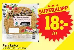 ICA Supermarket Ica pannkakor erbjuda