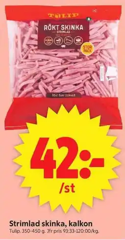 ICA Supermarket Tulip strimlad skinka erbjuda