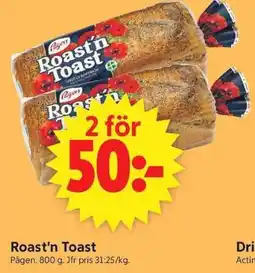 ICA Supermarket Pågen Roast'n Toast erbjuda