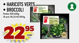 Rinkeby Matcenter Findus haricots verts broccoli erbjuda