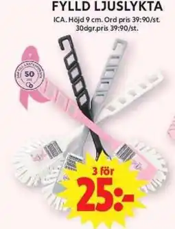 ICA Maxi Fylld ljuslykta erbjuda