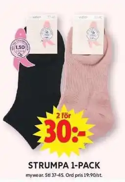 ICA Maxi mywear strumpa erbjuda