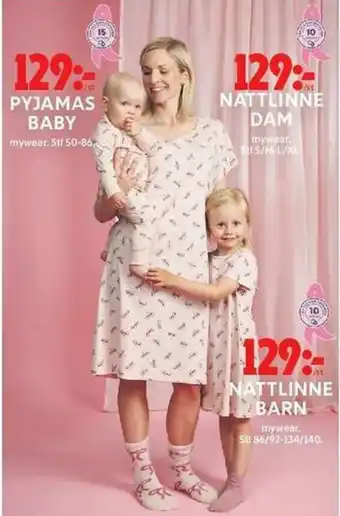 Mywear nattlinne