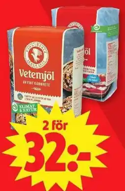ICA Maxi King Lörner Vetemjöl erbjuda