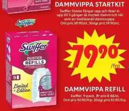ICA Maxi Swiffer dammvippa refill erbjuda