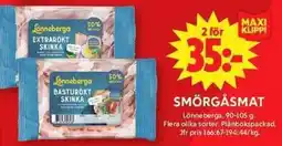 ICA Maxi Lönneberga smörgåsmat erbjuda