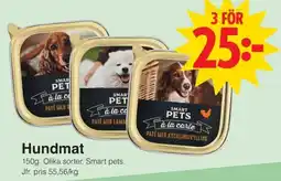 Matöppet Smart pets hundmat erbjuda