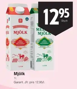 Matöppet Mjölk erbjuda
