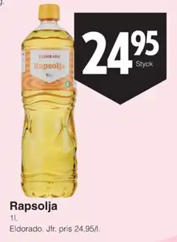 Matöppet Eldorado rapsolja erbjuda