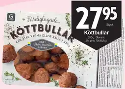 Matöppet Garant köttbullar erbjuda