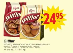 Matöppet Pagen gifflar erbjuda