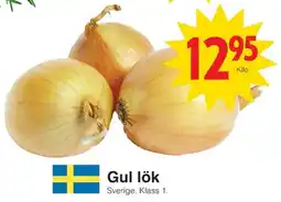 Matöppet Gul lök erbjuda