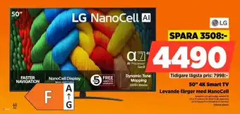 Power LG 50" 4K Smart TV erbjuda