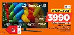 Power LG 43" 4K Smart TV erbjuda