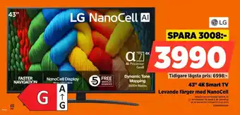 Power LG 43" 4K Smart TV erbjuda
