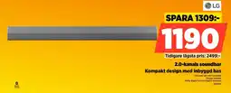 Power LG 2.0-kanals allt-i-ett-soundbar erbjuda