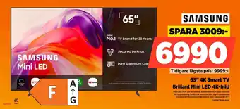 Power Samsung 65" 4K Smart TV erbjuda