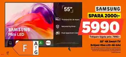 Power Samsung 55" 4K Smart TV erbjuda