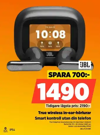 Power Jbl true wireless in-ear-hörlurar erbjuda