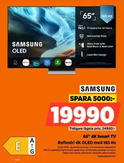 Power Samsung 65" 4K Smart TV erbjuda