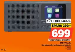 Power Amadeus DAB+/FM radio erbjuda