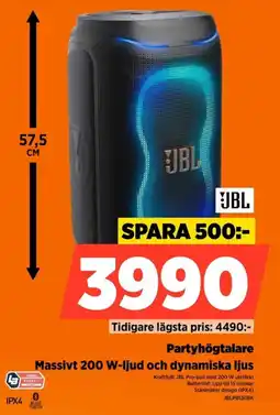 Power Jbl partyhögtalare erbjuda