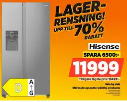 Power Hisense side by side erbjuda