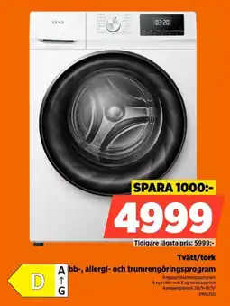 Power Senz tvätt/tork erbjuda