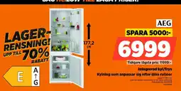 Power Aeg integrerad kyl/frys erbjuda
