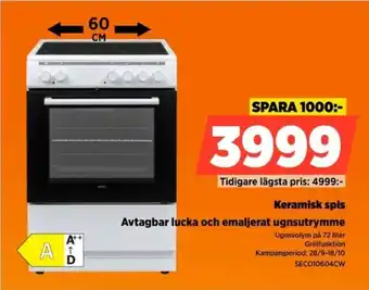 Seco keramisk spis