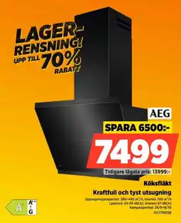 Power AEG köksfläkt erbjuda
