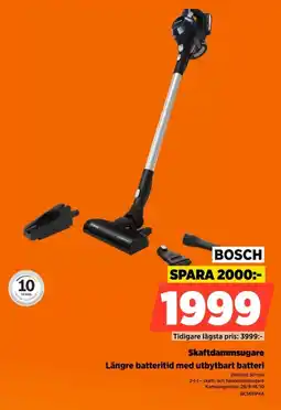 Power Bosch skaftdammsugare erbjuda