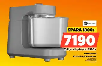 Ooni kocksmaskin kraftfull spiralblandare