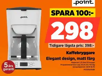 Power Point kaffebryggare erbjuda