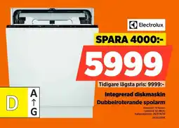 Power Electrolux integrerad diskmaskin erbjuda
