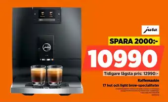 Power Jura kaffemaskin erbjuda