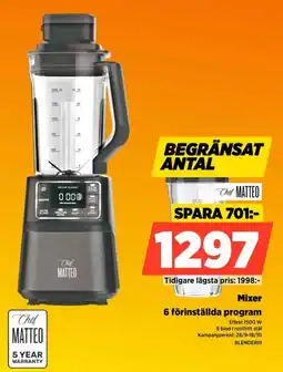 Power Chef Matteo Mixer erbjuda
