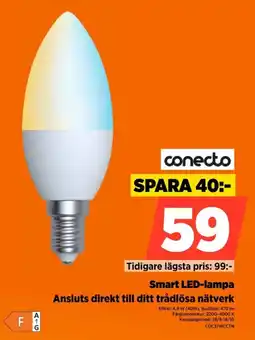 Power conecto smart led-lampa erbjuda