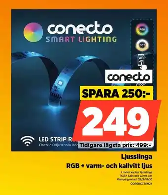 Power conecto ljusslinga erbjuda