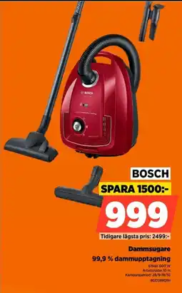 Power Bosch dammsugare erbjuda