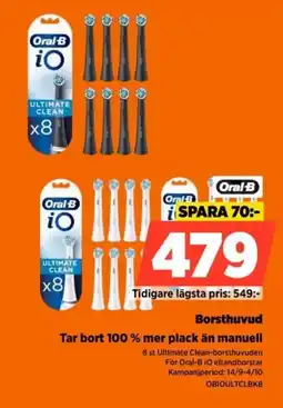 Power Oral-B iO borsthuvud erbjuda
