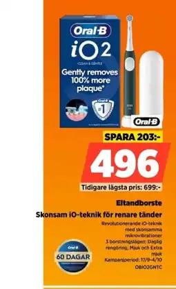 Power Oral-B el tandborste erbjuda