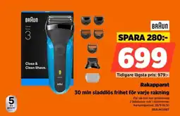 Power Braun rakapparat erbjuda