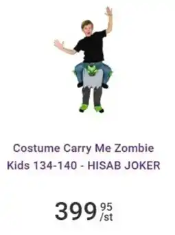 EKO HISAB JOKER Costume Carry Me Zombie erbjuda