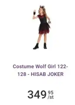 EKO HISAB JOKER Costume Wolf Girl erbjuda