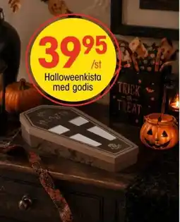 EKO Halloweenkista med godis erbjuda