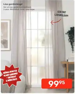 Bo Ohlsson Lisa gardinlängd erbjuda
