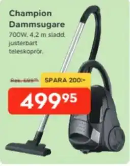Bo Ohlsson Champion Dammsugare erbjuda