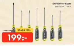 Bo Ohlsson Ryobi skruvmejselsats erbjuda